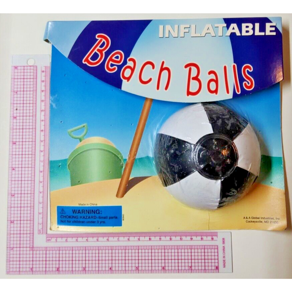 Vintage Vending Display Board Inflatable Beach Balls 0344